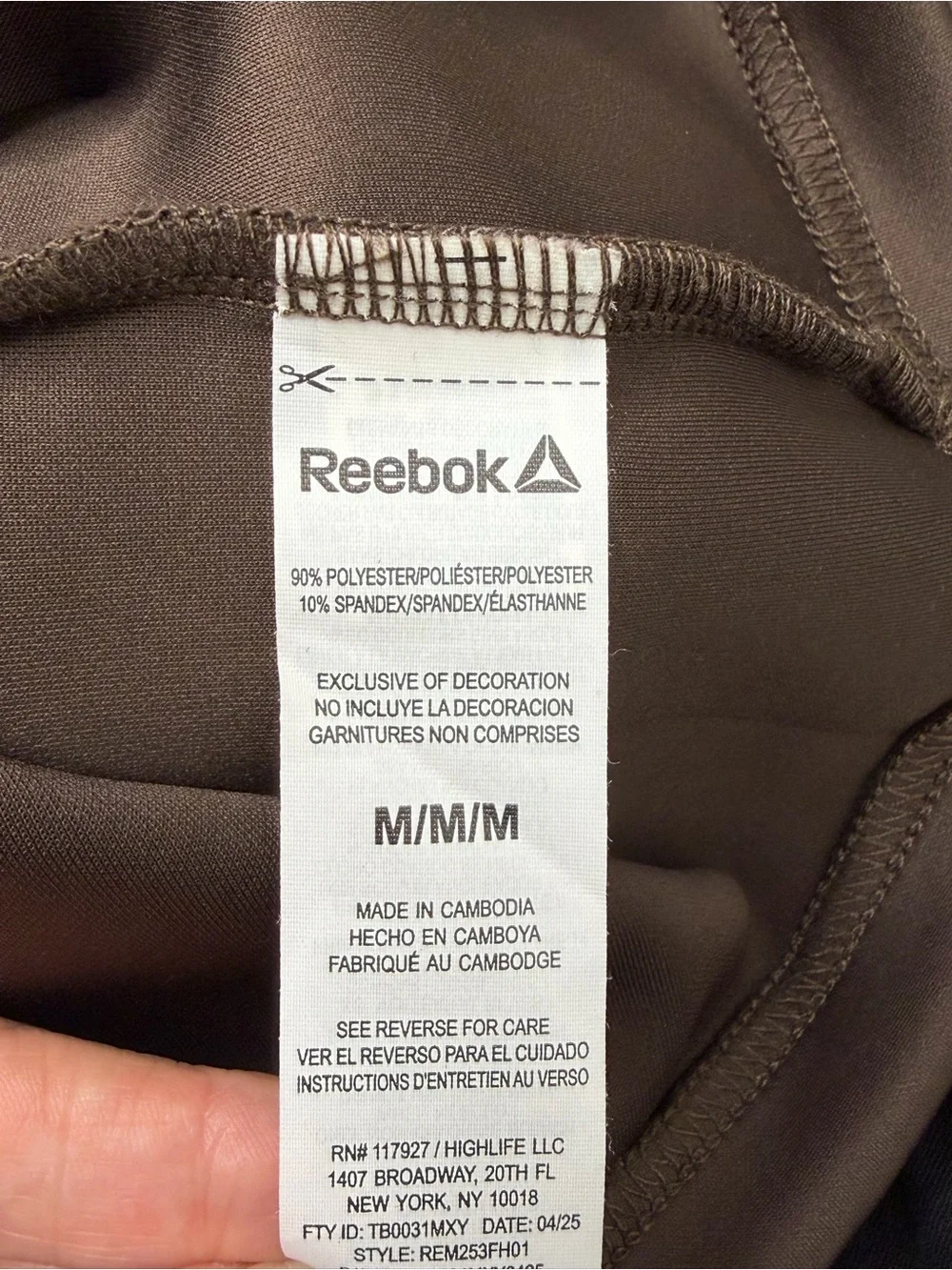 Reebok men’s performance